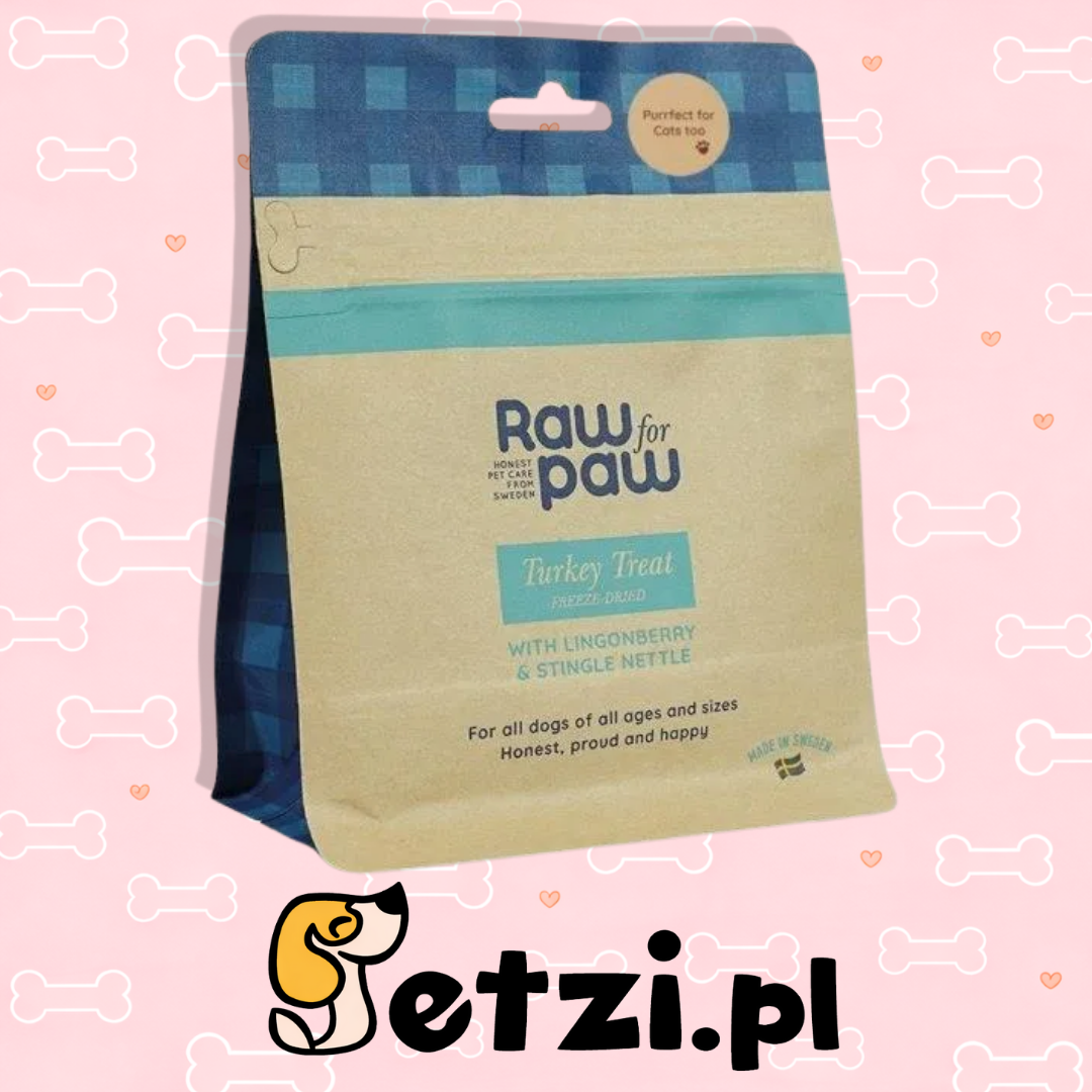RAW FOR PAW TURKEY - INDYK LIOFILIZOWANE PRZYSMAKI (50G)