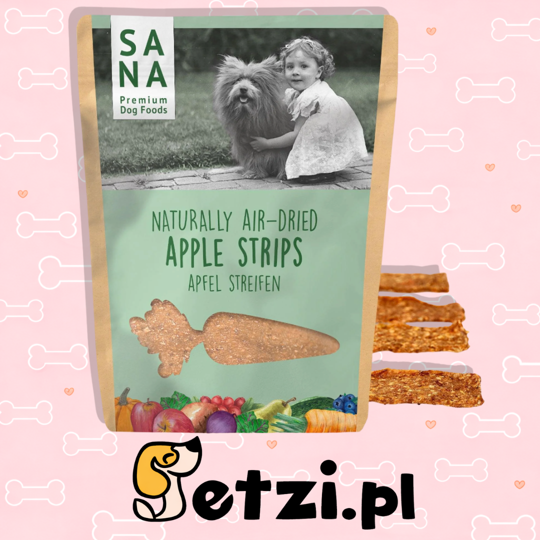 SANA VEGGIE STRIPS WARZYWNE PASKI Z JABŁKIEM 100G