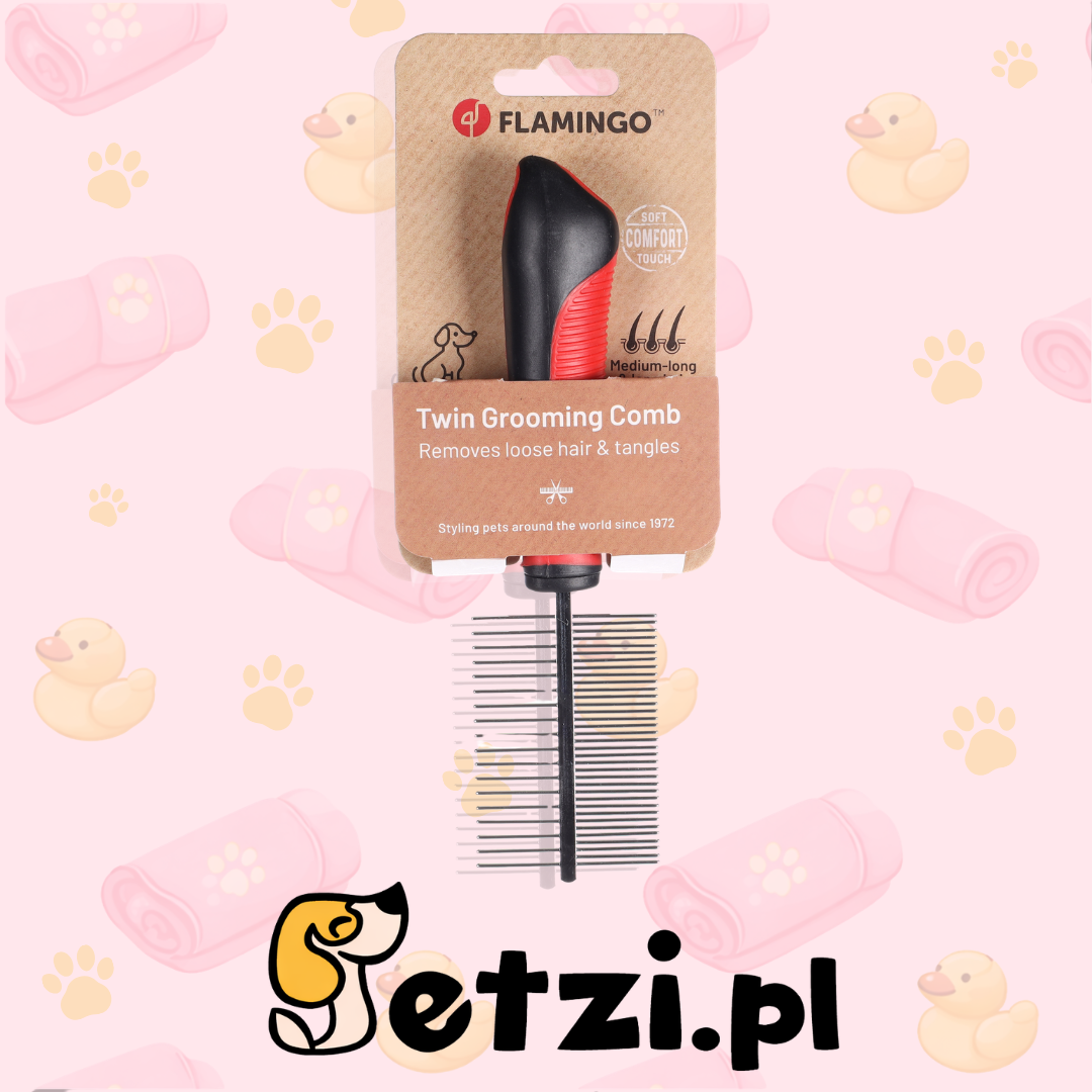 FLAMINGO COMB + HANDLE PREMIUM DOUBLE