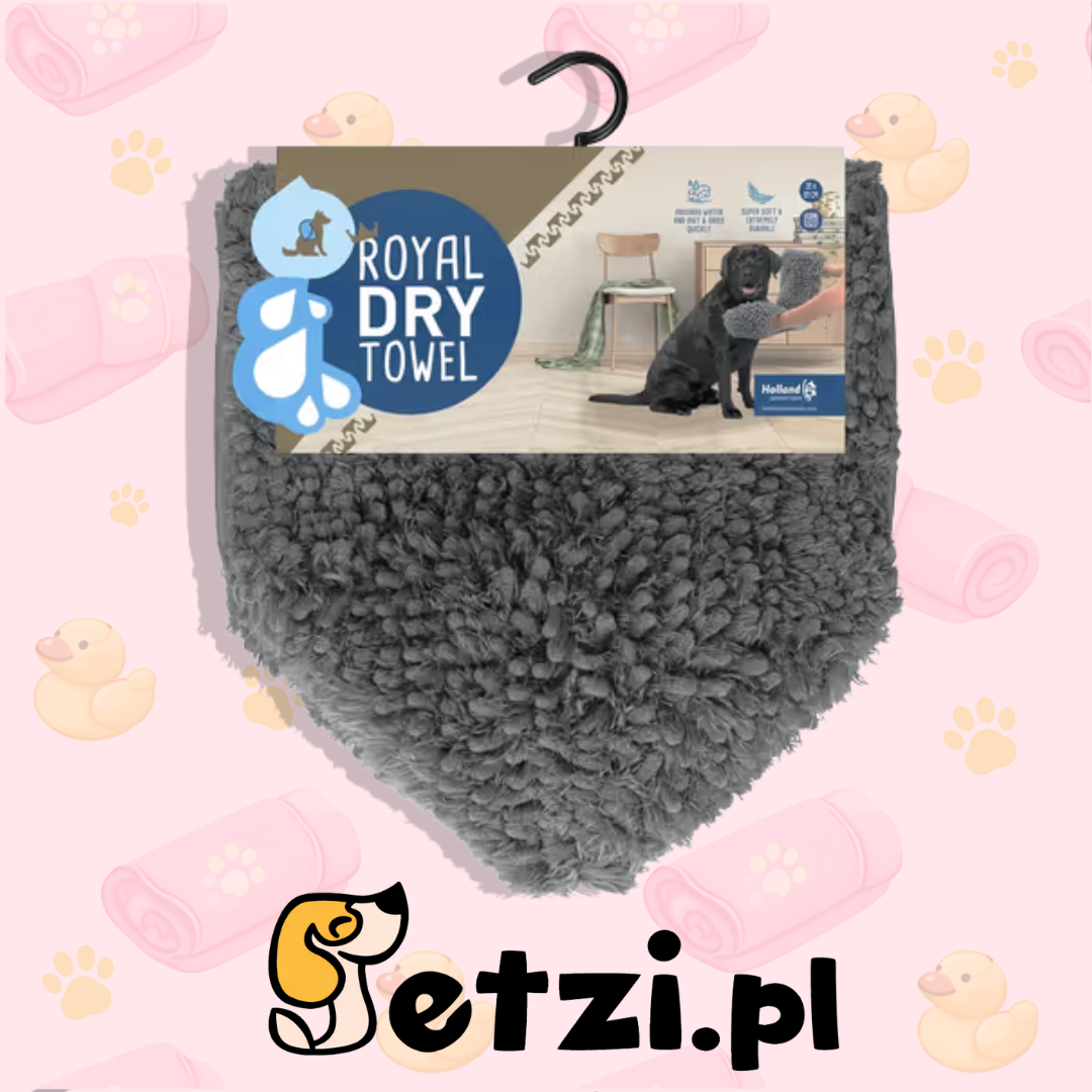 ROYAL DRY TOWEL - RĘCZNIK Z MIKROFIBRY Z KIESZONKAMI NA DŁONIE