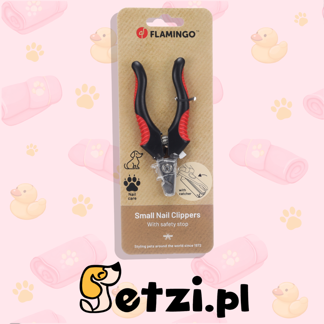 FLAMINGO NAIL CLIPPERS KNIPPIE SMALL WITH CATCHER