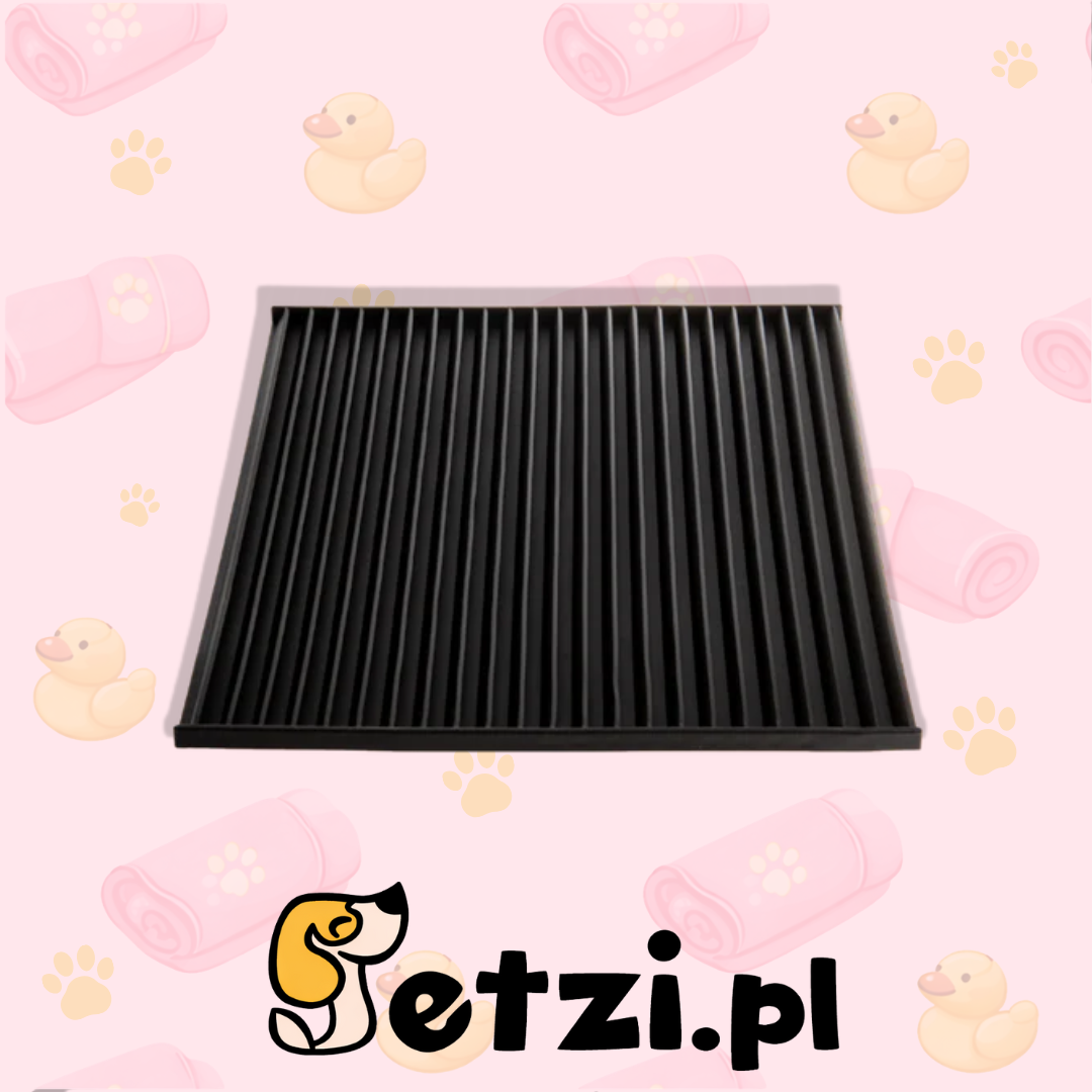 FIBOO MATA PRZED KUWETĘ 30X30 CZARNY