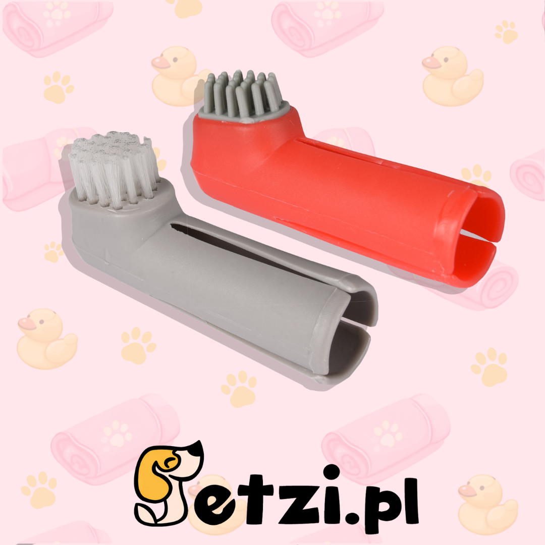 FLAMINGO FINGER TOOTHBRUSH SET DENTES 1,7X2,5X6CM