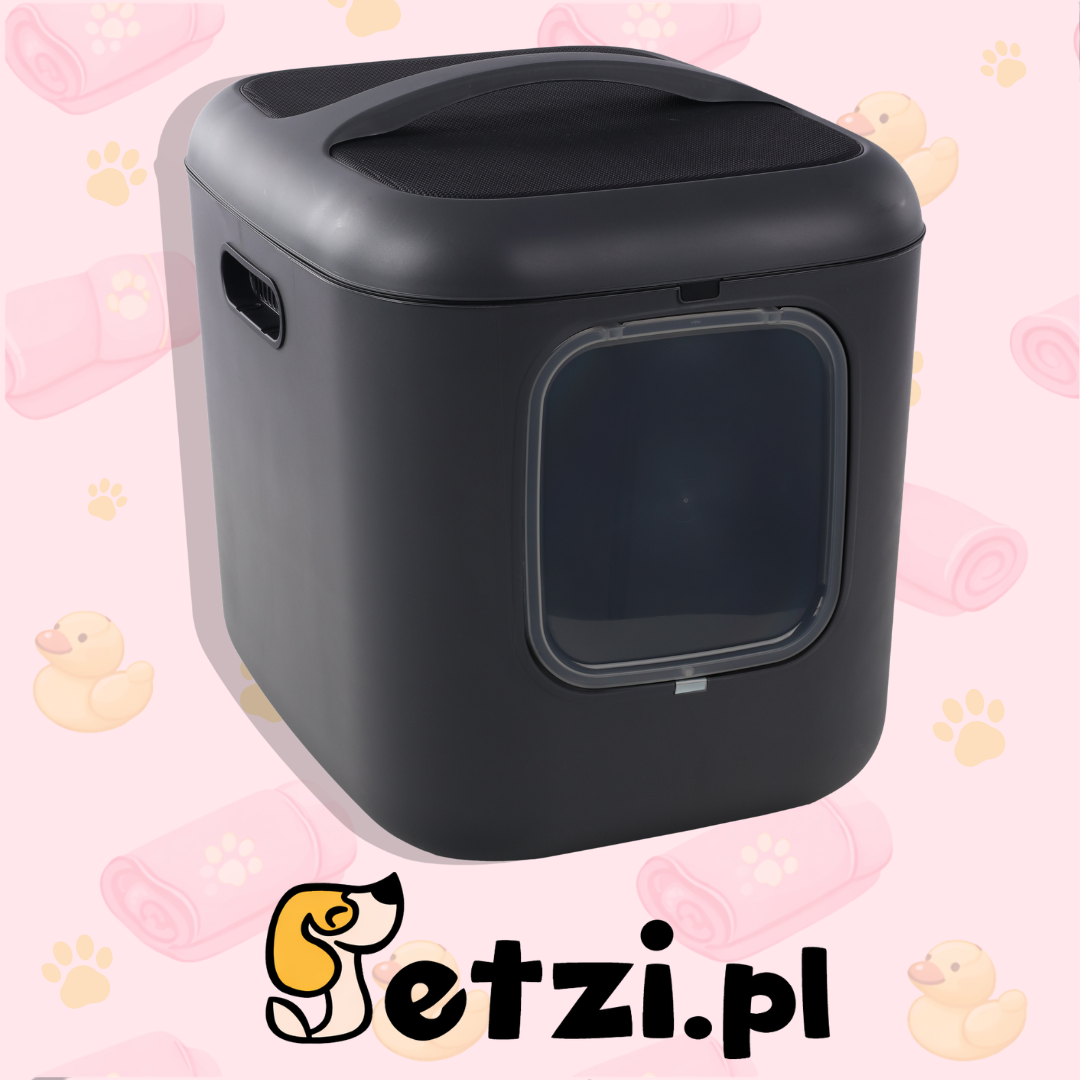 FLAMINGO CAT TOILET ROMY ANTHRACITE 61,5X 50X57,5CM
