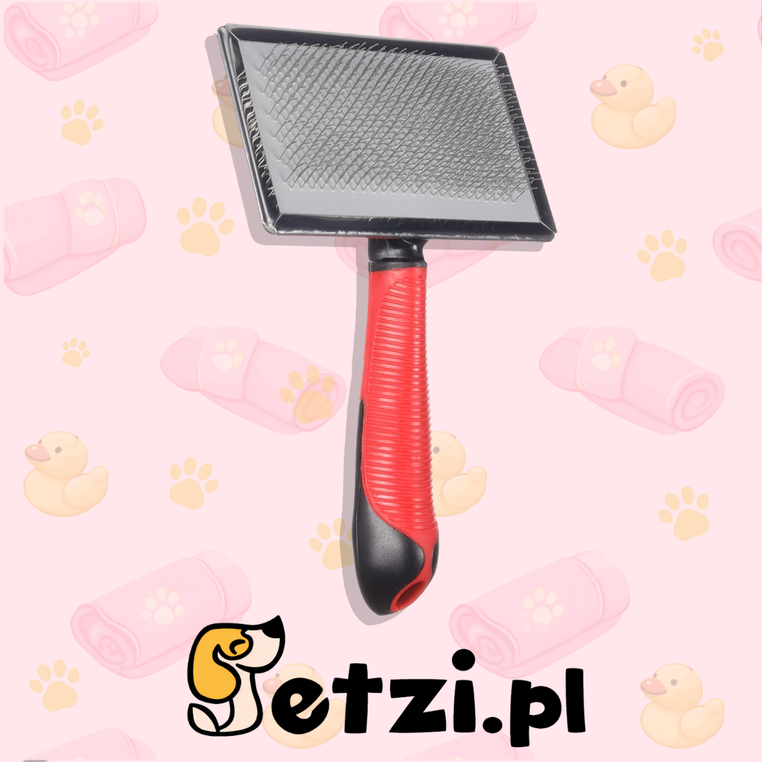 FLAMINGO SLICKER BRUSH + HANDLE PREMIUM XL
