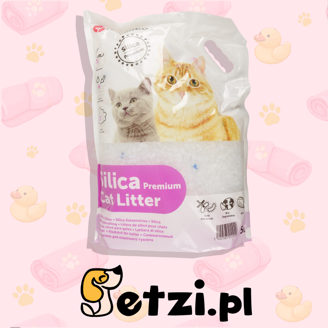 FLAMINGO CAT LITTER SILICA COARSE-GRAINED 5L