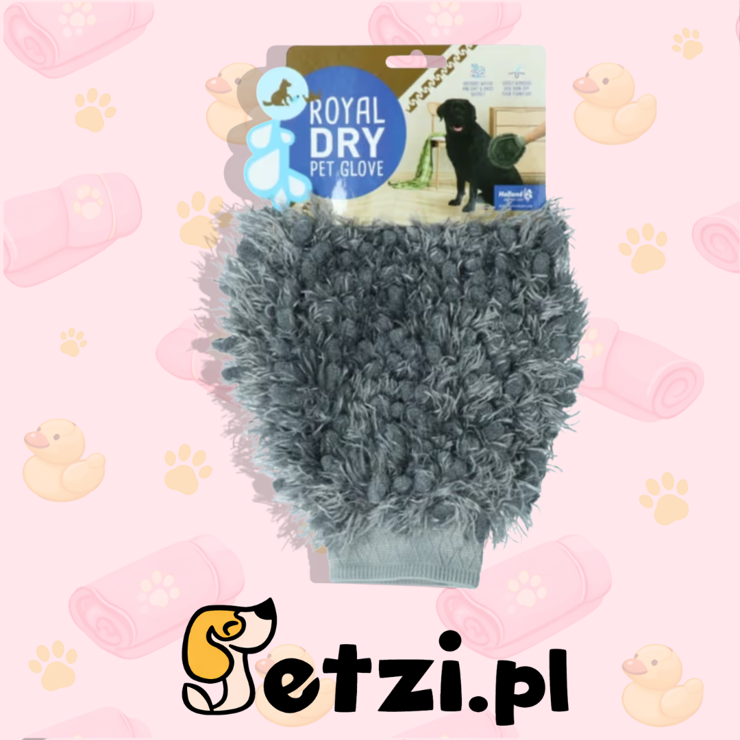 ROYAL DRY PET GLOVE & HAIR REMOVER