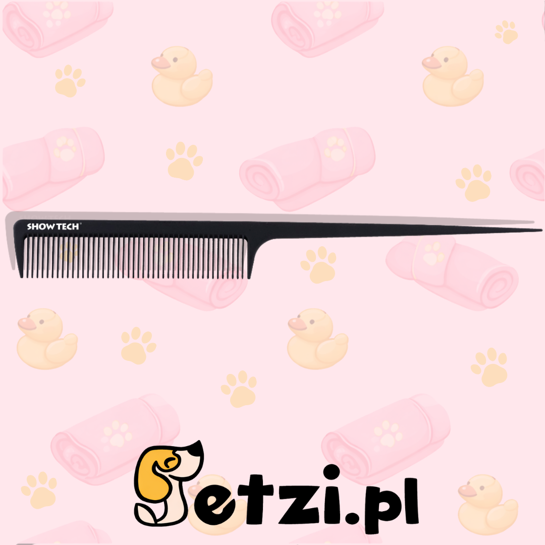 SHOW TECH GRZEBIEŃ ANTYSTATYCZNY ZE SZPIKULCEM 22CM