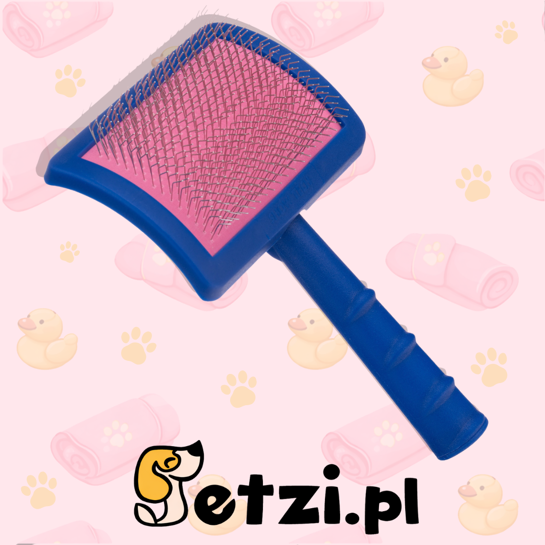 SHOW TECH TUFFER LARGE - DUŻA SZCZOTKA PUDLÓWKA Z DŁUGIMI IGŁAMI, MIĘKKA