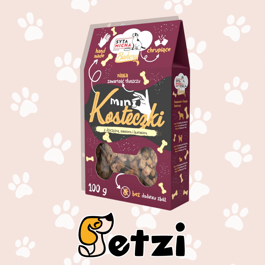 SYTA MICHA BAKERY CIASTKA DLA PSÓW - RÓŻNE RODZAJE