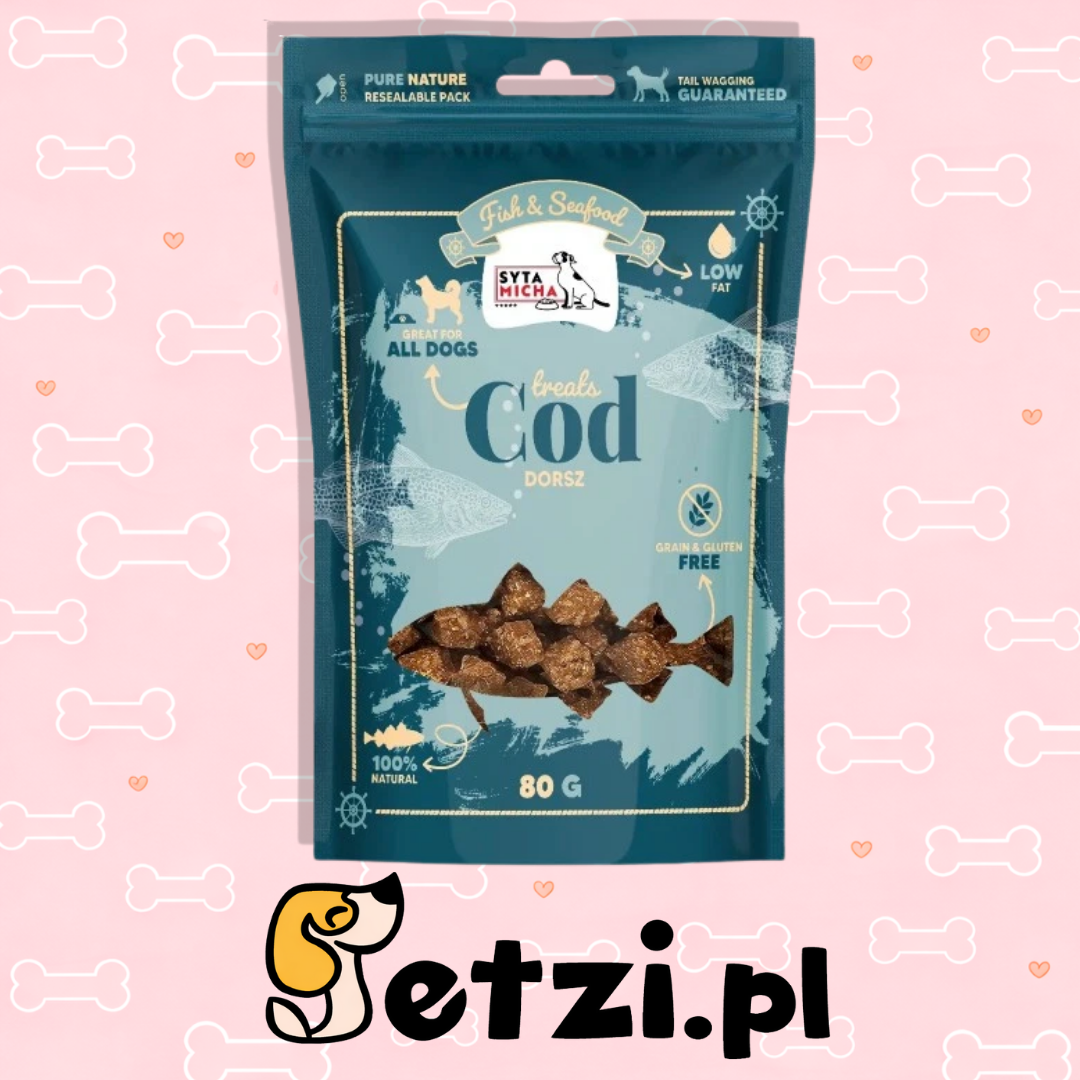 SYTA MICHA FISH & SEA FOOD PRZYSMAKI DLA PSA DORSZ 80G