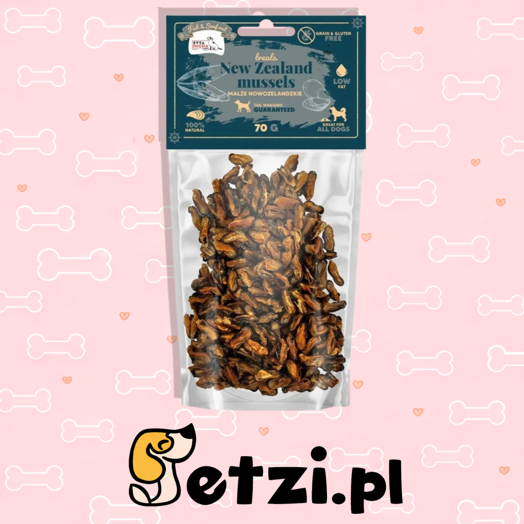 SYTA MICHA FISH & SEA FOOD PRZYSMAKI DLA PSA SUSZONE MAŁŻE 70G
