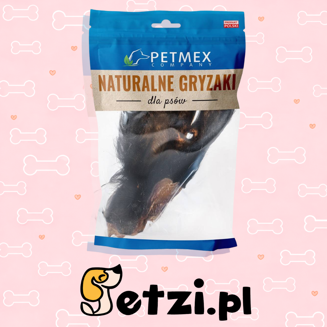 PETMEX UCHO WOŁOWE Z FUTREM 1SZT