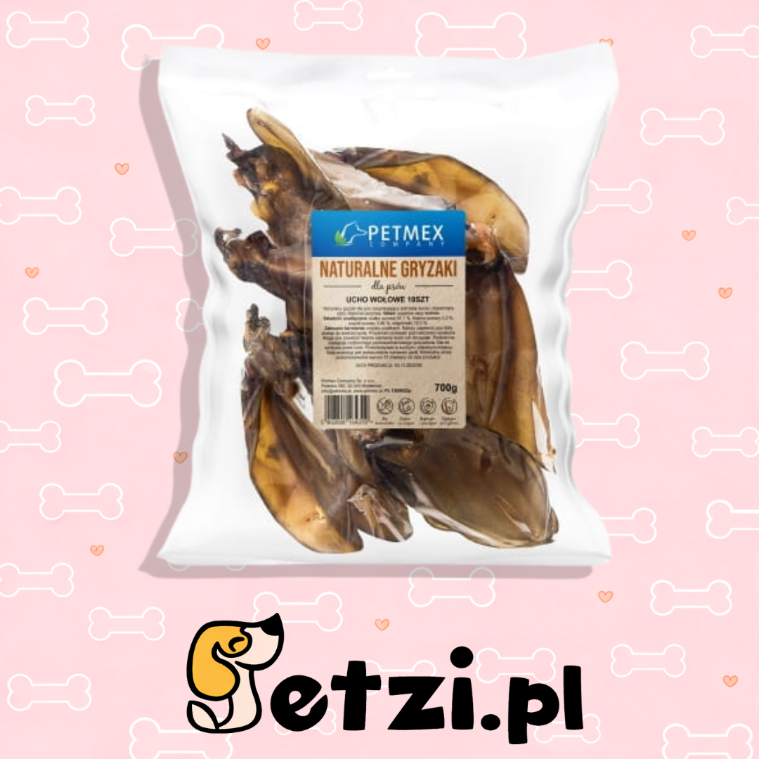 PETMEX UCHO WOŁOWE 10SZT