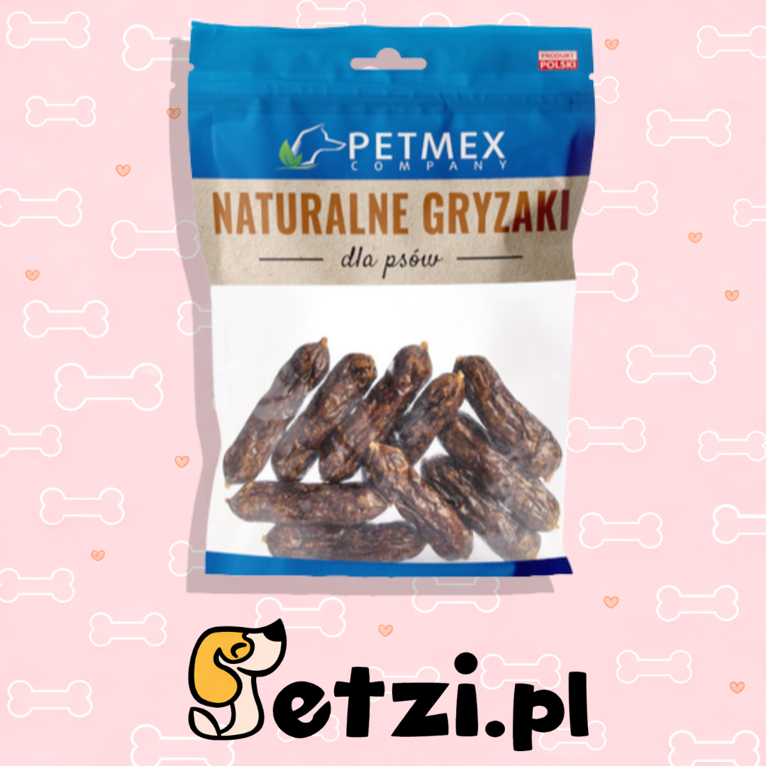 PETMEX KIEŁBASKI Z JELENIA 100G