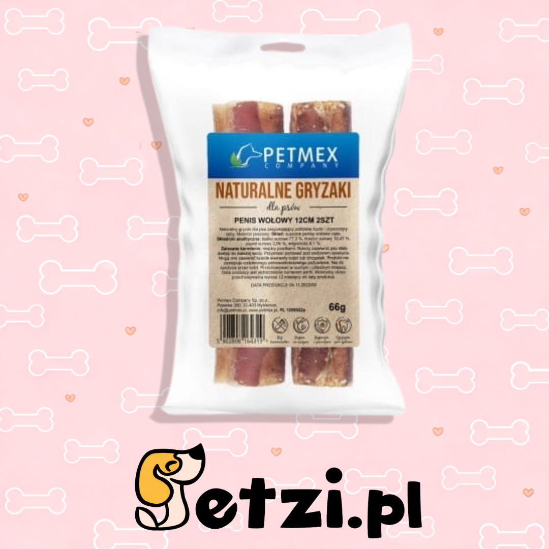 PETMEX PENISY WOŁOWE 12 CM 2SZT