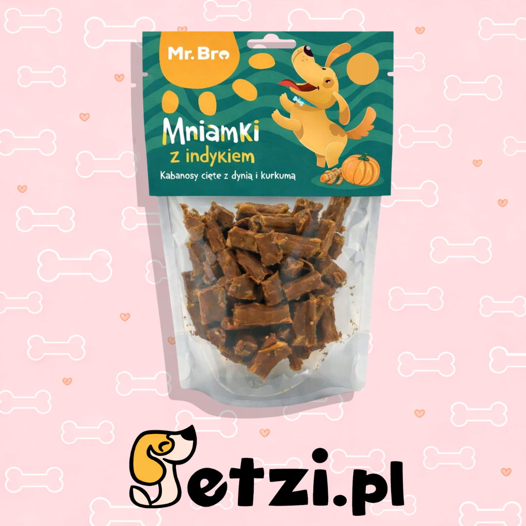 MR BRO MNIAMKI Z INDYKIEM, DYNIĄ I KURKUMĄ 80G