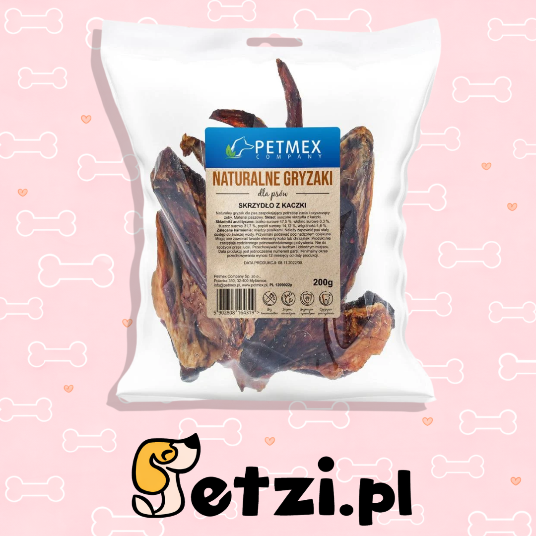 PETMEX SKRZYDŁO Z KACZKI 200G