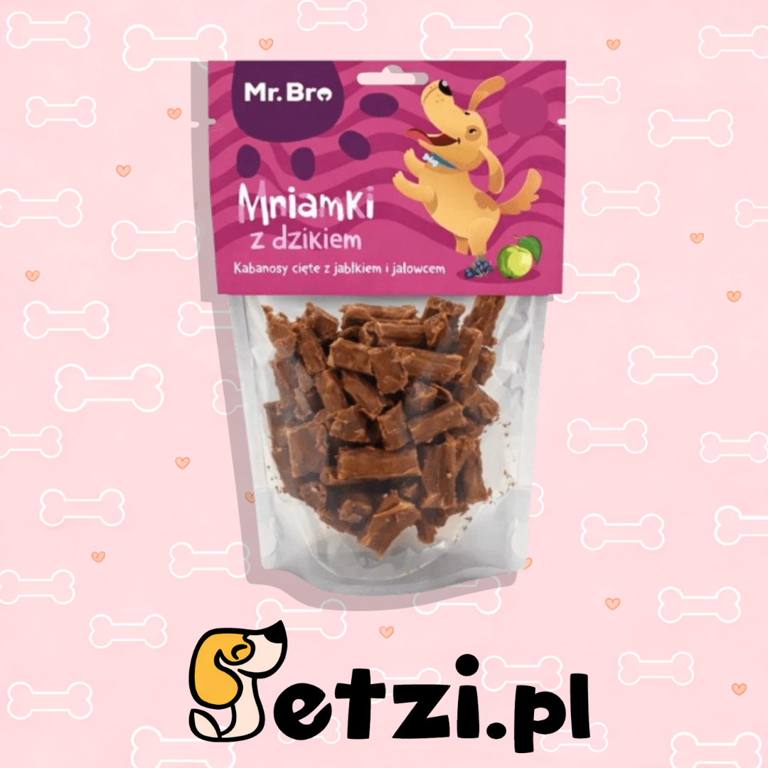 MR BRO MNIAMKI Z DZIKIEM, JABŁKIEM I JAŁOWCEM 80G