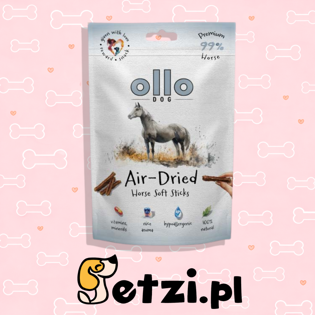OLLO AIR DRIED PRZYSMAKI DLA PSA HORSE STICK 80G