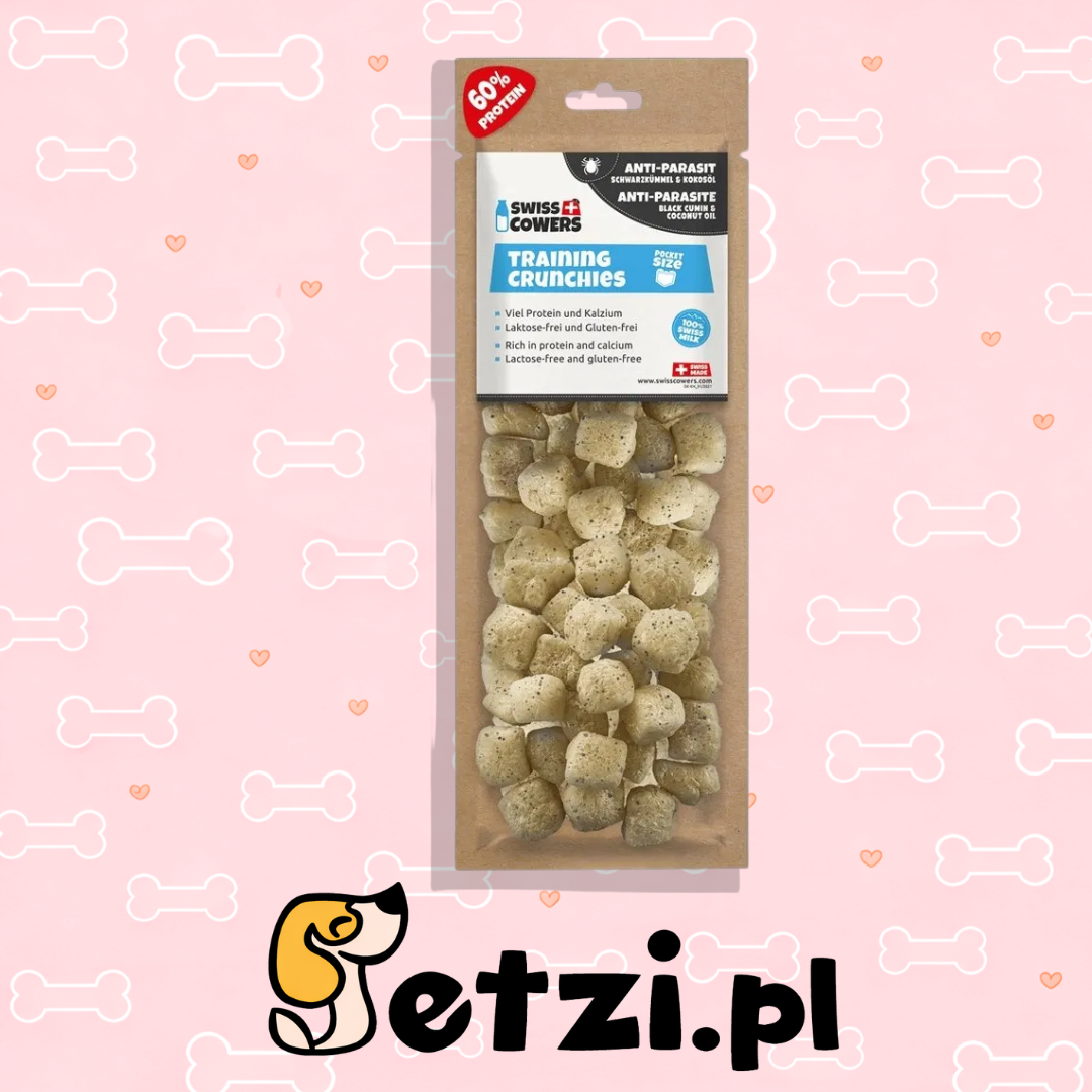SWISSCOWERS TRAINING CRUNCHIES ANTI PARASITE (30 BELONINGEN)