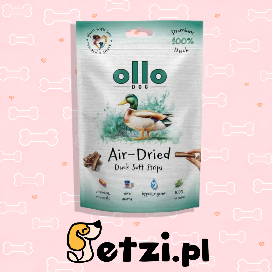 OLLO AIR DRIED PRZYSMAKI DLA PSA DUCK STICK 80G