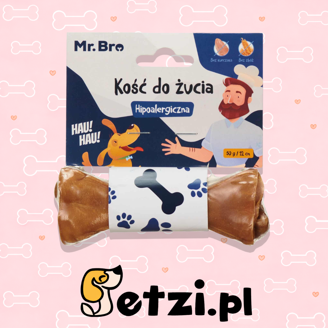 MR BRO KOŚĆ HIPOALERGICZNA Z KONIA 12CM