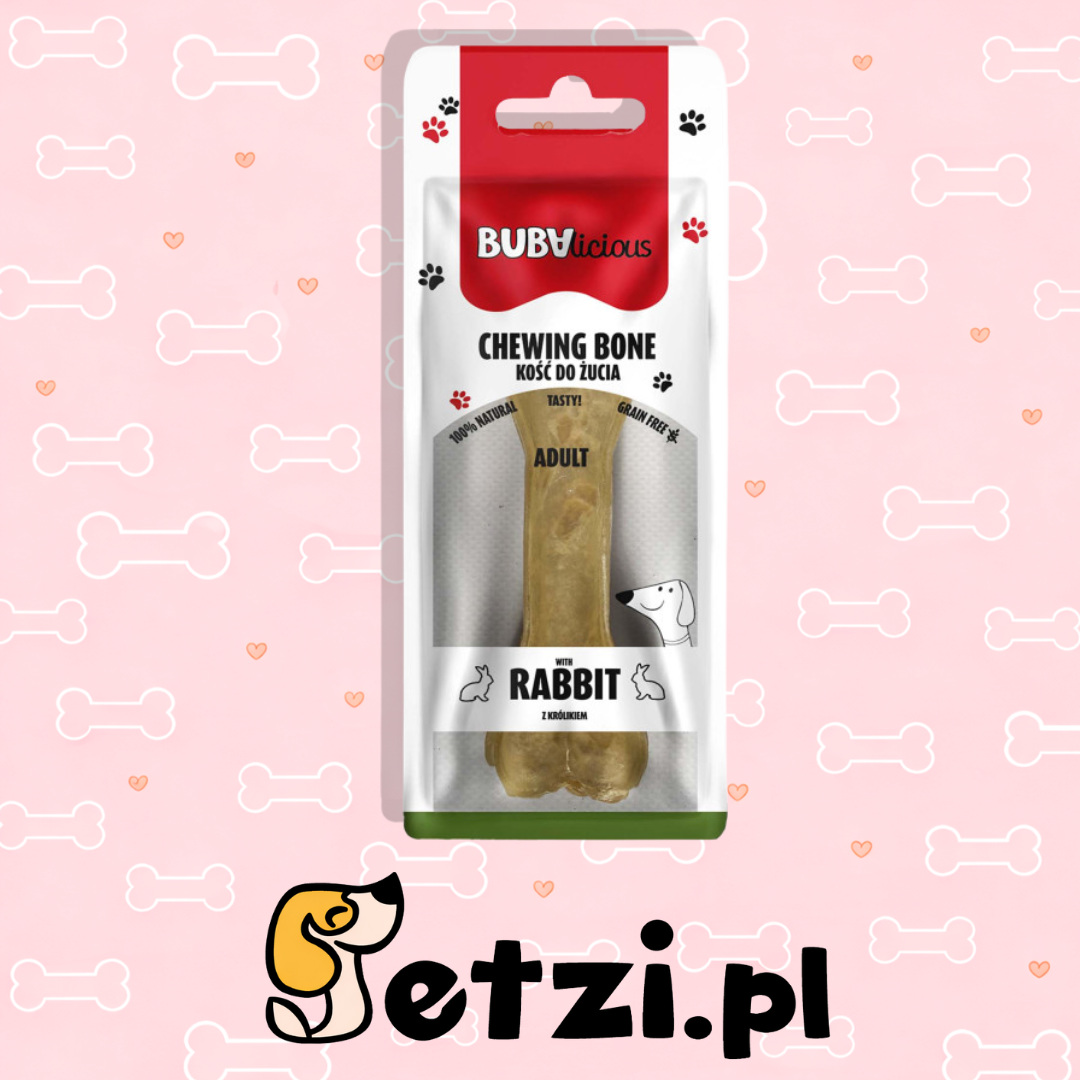 BUBA BUBALICIOUS GRYZAK DLA PSA KOŚĆ TWARDA KRÓLIK 17CM