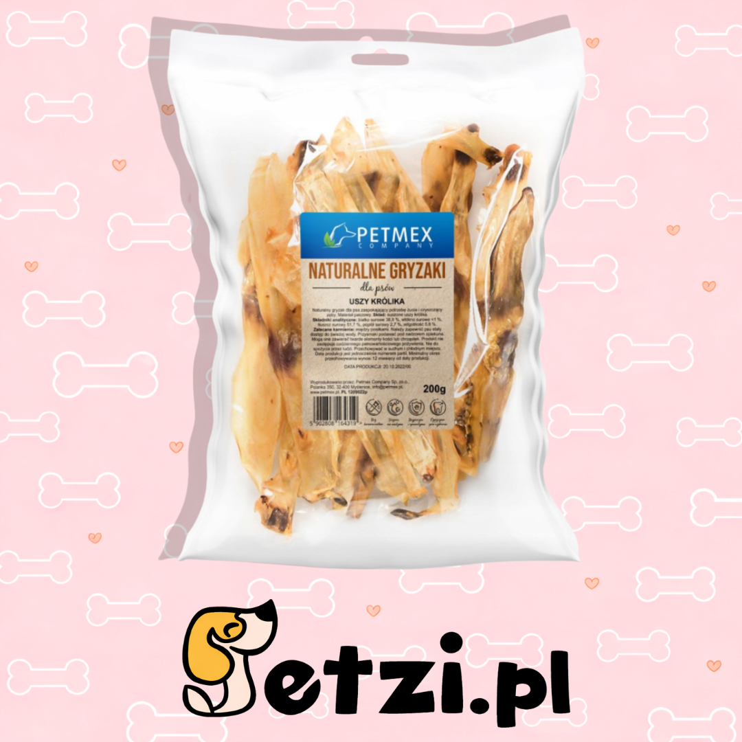 PETMEX USZY KRÓLIKA 200G