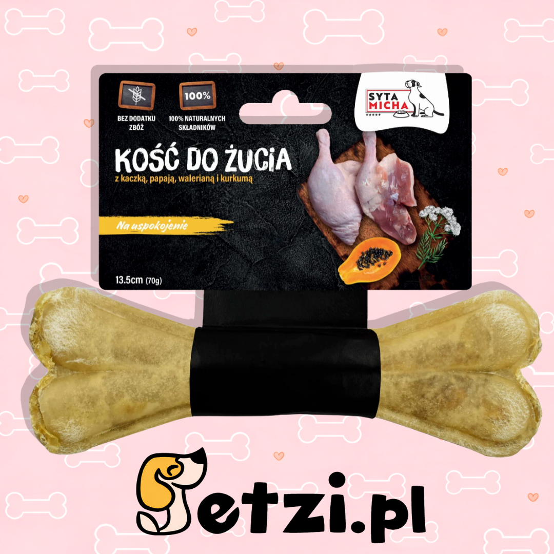 SYTA MICHA GRYZAK DLA PSA KOŚĆ NA USPOKOJENIE 13,5CM