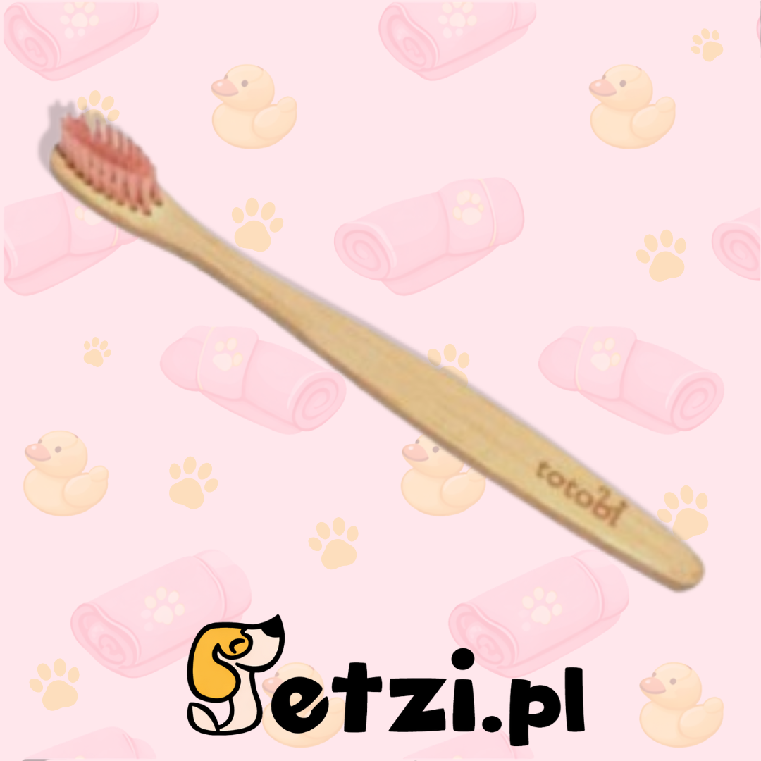TOTOBI EKOLOGICZNA SZCZOTECZKA RÓŻOWA S/M