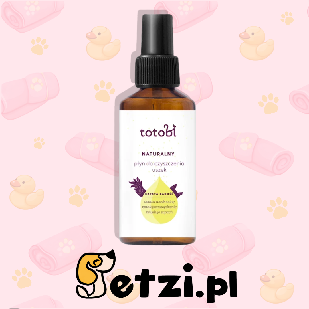 TOTOBI NATURALNY PŁYN DO USZEK 100ML DLA PSIAKA