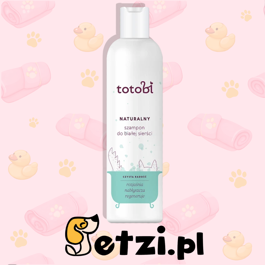 TOTOBI NATURALNY SZAMPON DO BIAŁEJ SIERŚĆI 300 ML