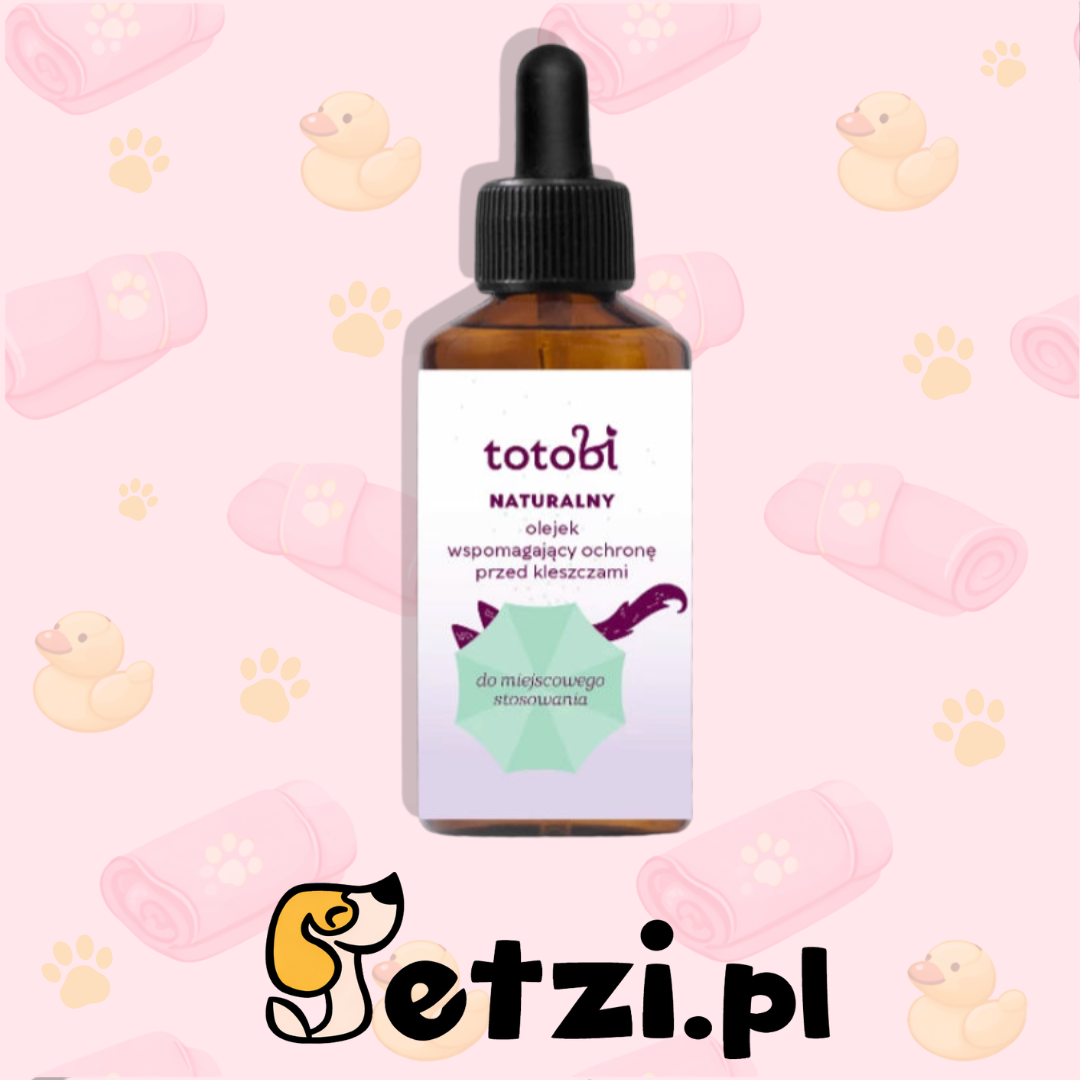 TOTOBI OLEJEK WSPOMAGAJĄCY OCHRONĘ PRZED KLESZCZAMI