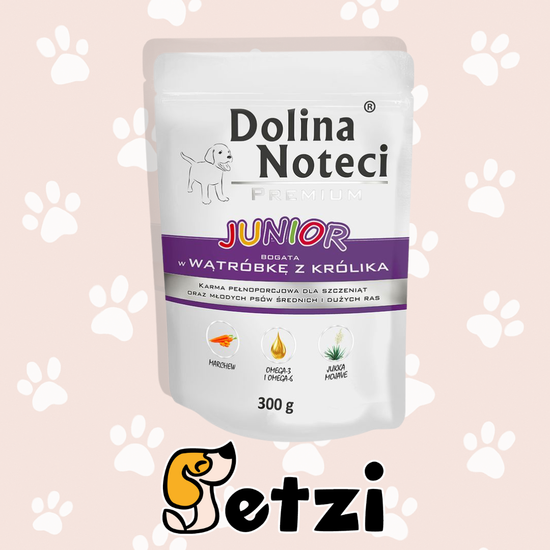 DOLINA NOTECI PREMIUM MOKRA KARMA DLA SZCZENIĄT – RÓŻNE SMAKI