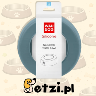 WAUDOG SILICONE MISKA, 250 ML SZARY