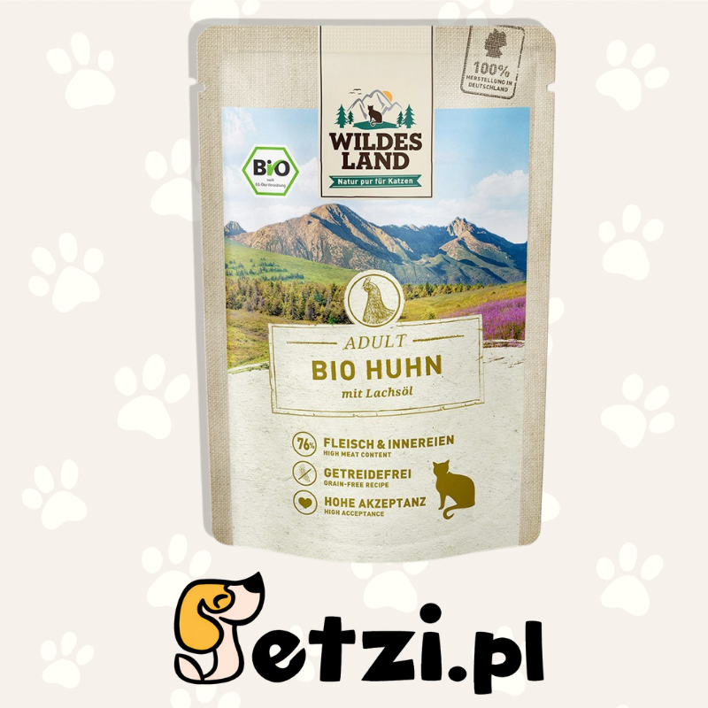 WILDES LAND MOKRA KARMA DLA KOTA BIO ENTE PUTE 85G