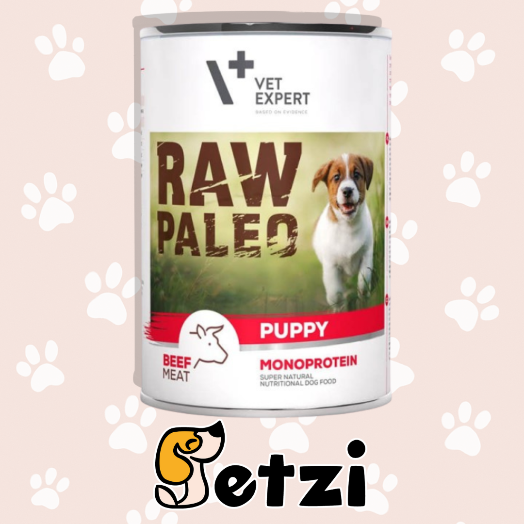 RAW PALEO – KARMA MOKRA DLA SZCZENIĄT – RÓŻNE ROZMIARY