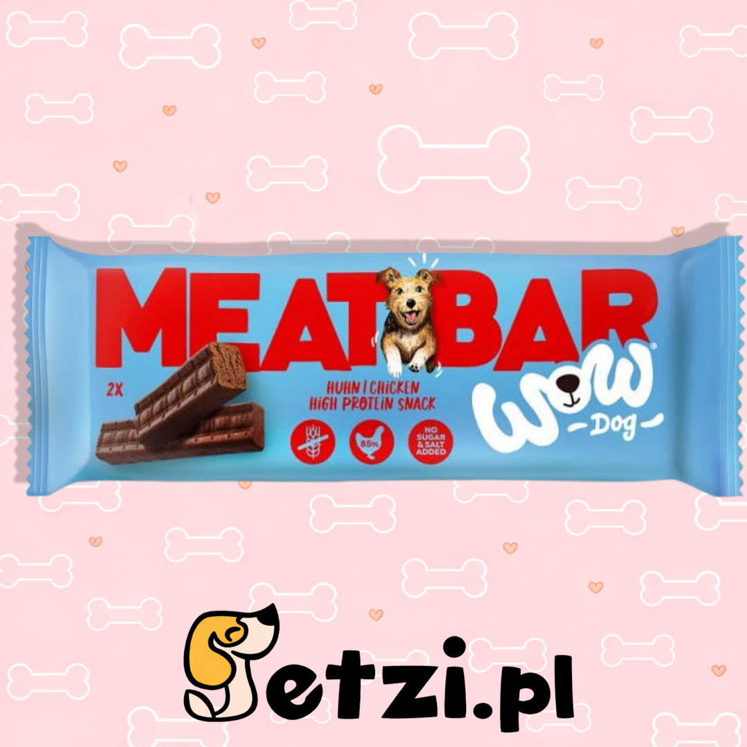 WOW DOG MEAT BAR HUHN - BATONIK MIĘSNY Z KURCZAKA (40G)