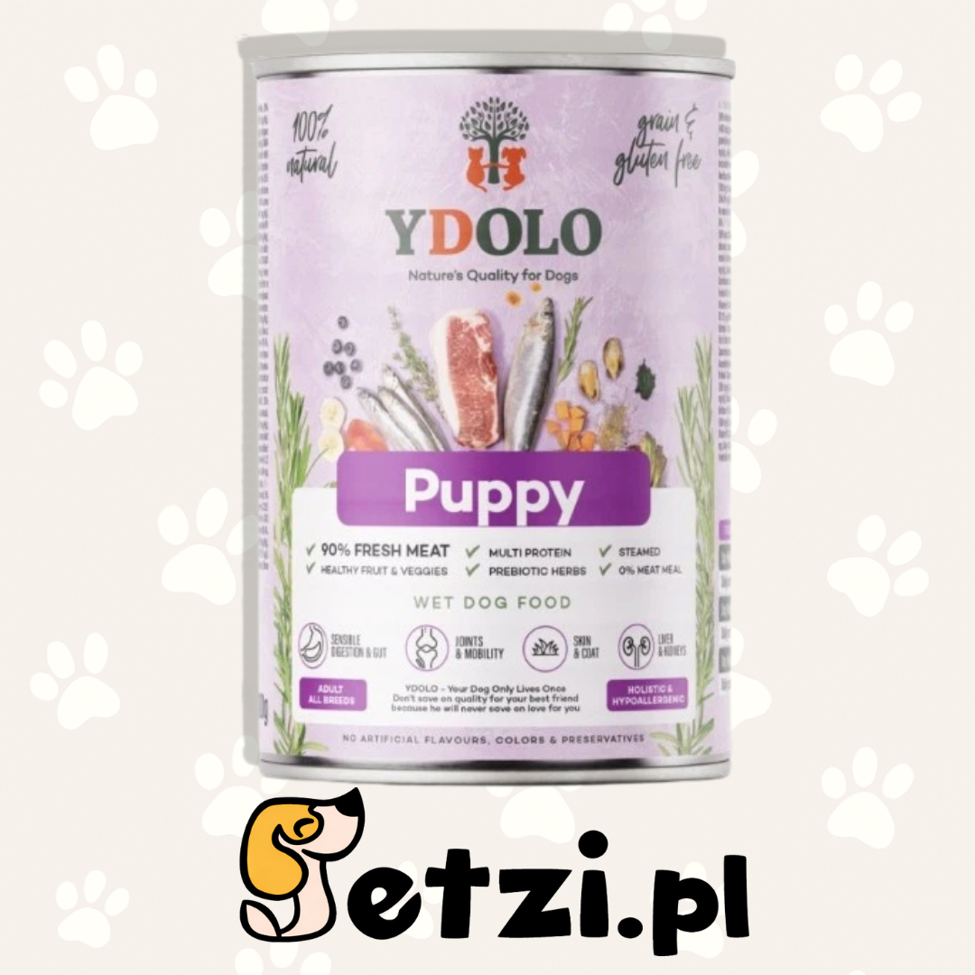 YDOLO PUPPY MOKRA KARMA DLA PSA IBERICO WILD FISH 400G