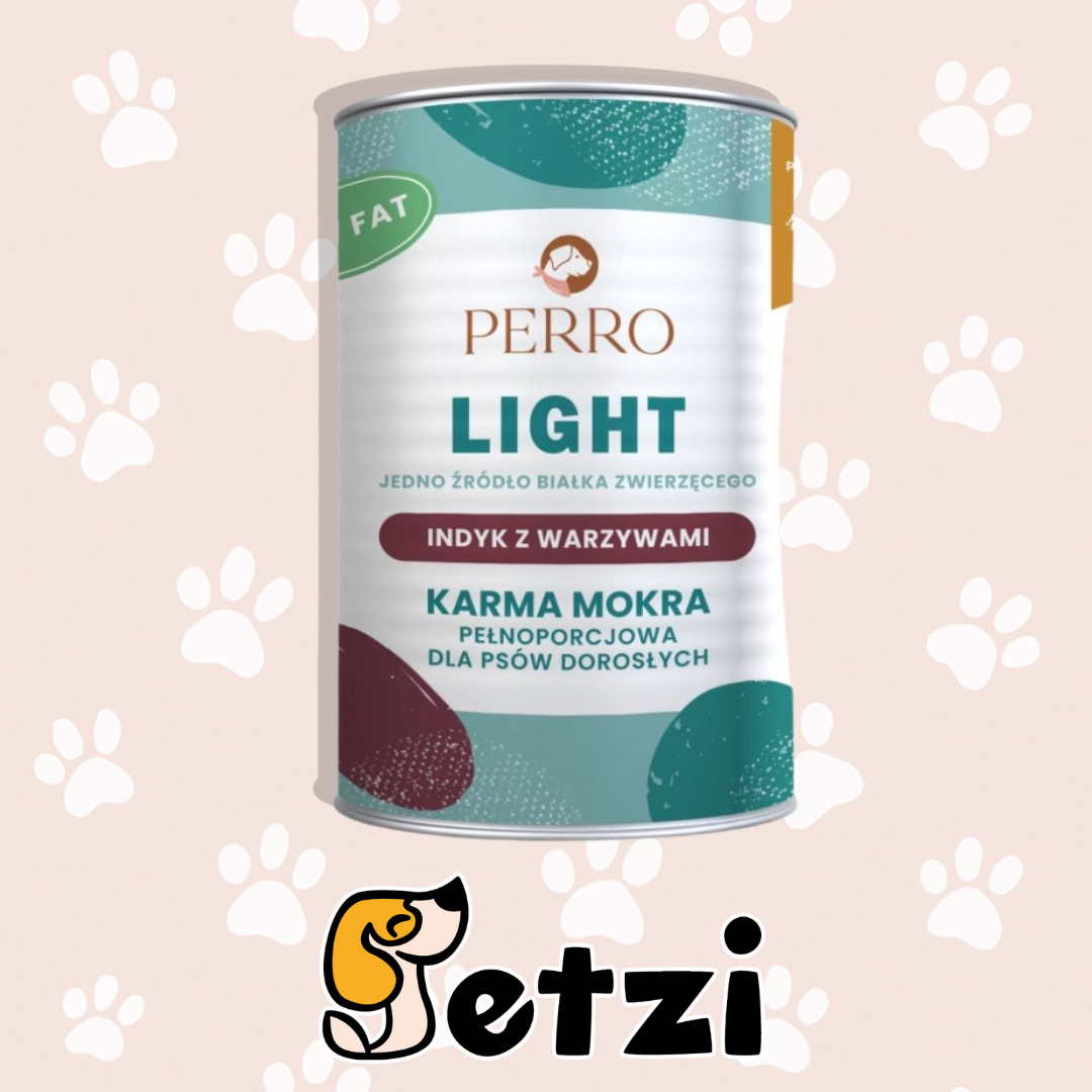 PERRO LIGHT KARMA MOKRA DLA PSA - RÓŻNE SMAKI