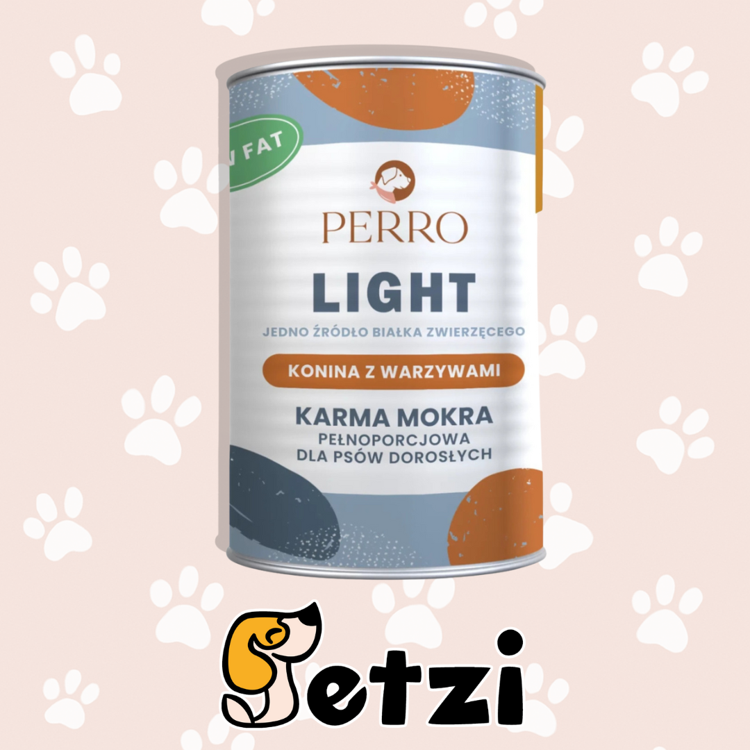 PERRO LIGHT KARMA MOKRA DLA PSA - RÓŻNE SMAKI