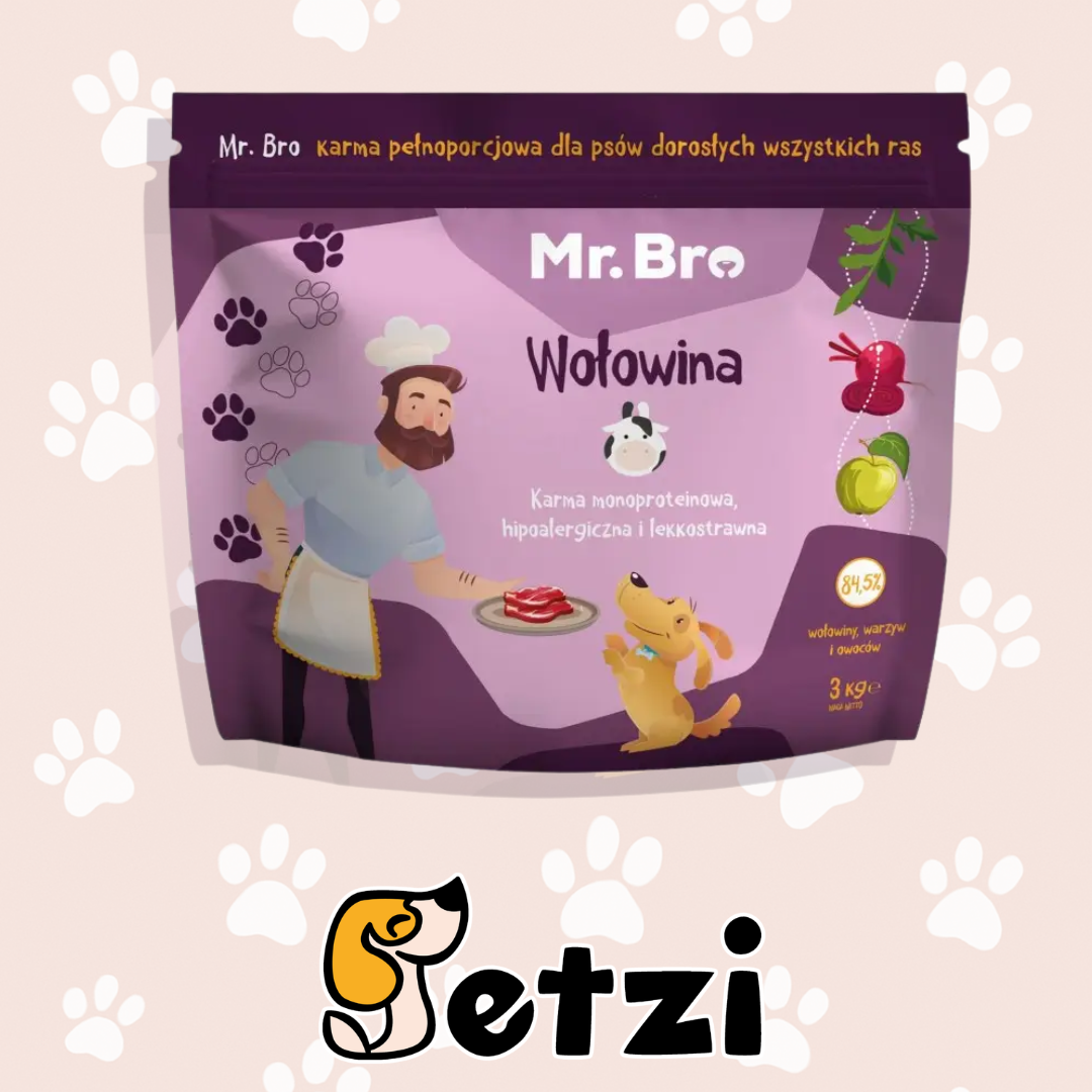 MR BRO SUCHA KARMA PIES WOŁOWINA 3KG