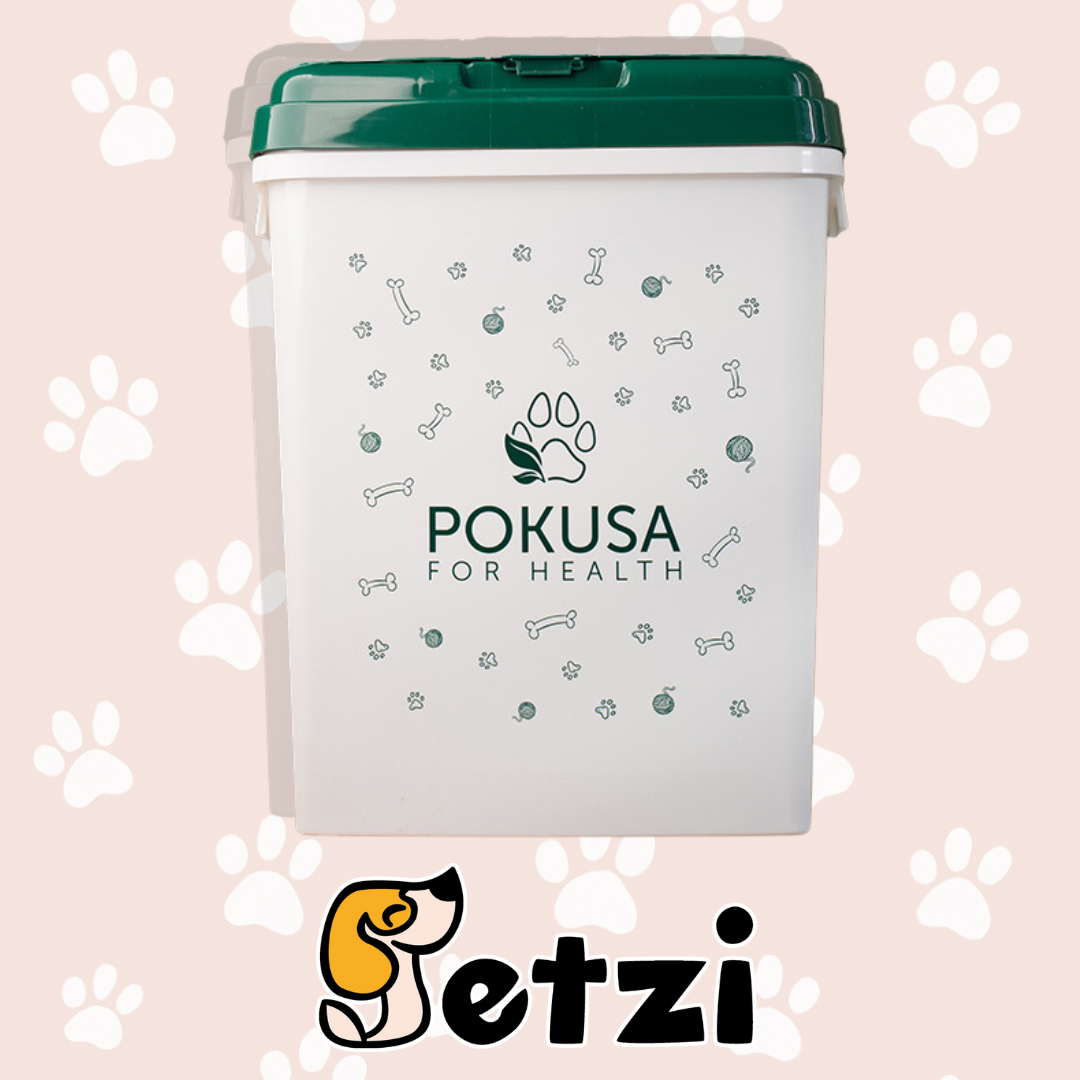 POKUSA POJEMNIK NA KARMĘ + MIARKA (POJ. 15KG)