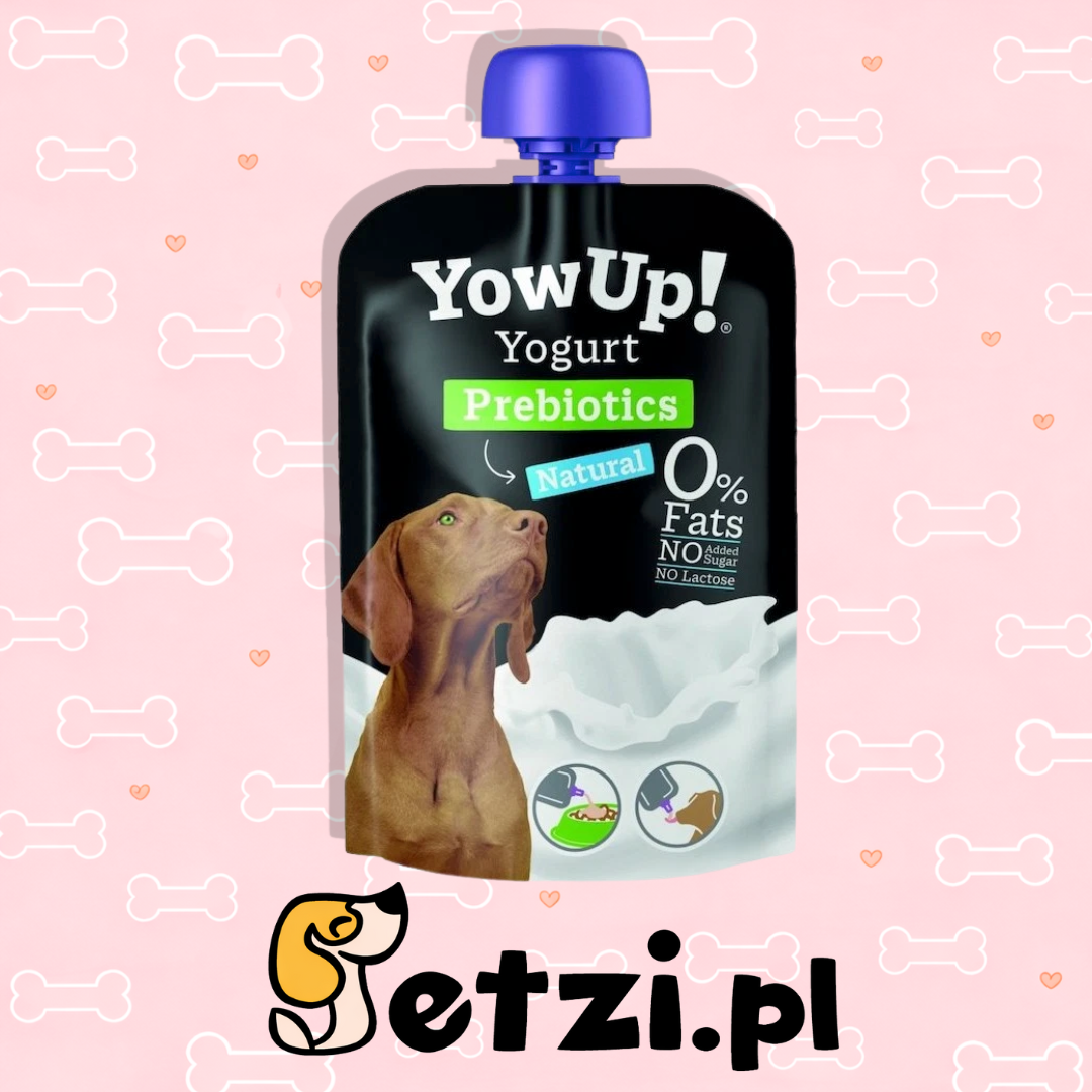 YOW UP! PREBIOTYKI JOGURT NATURALNY DLA PSA 115G