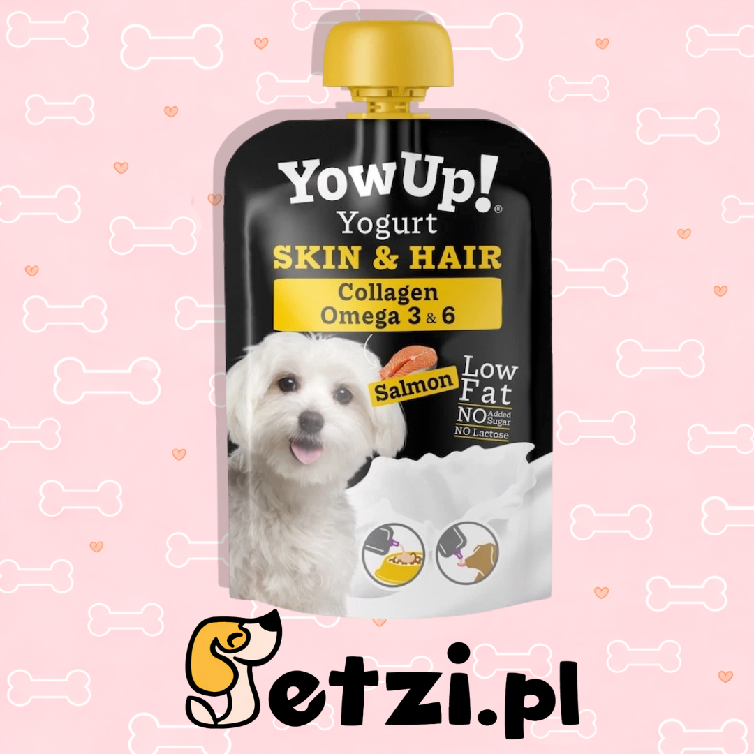 YOW UP! SKIN & HAIR JOGURT DLA PSA Z ŁOSOSIEM 115G
