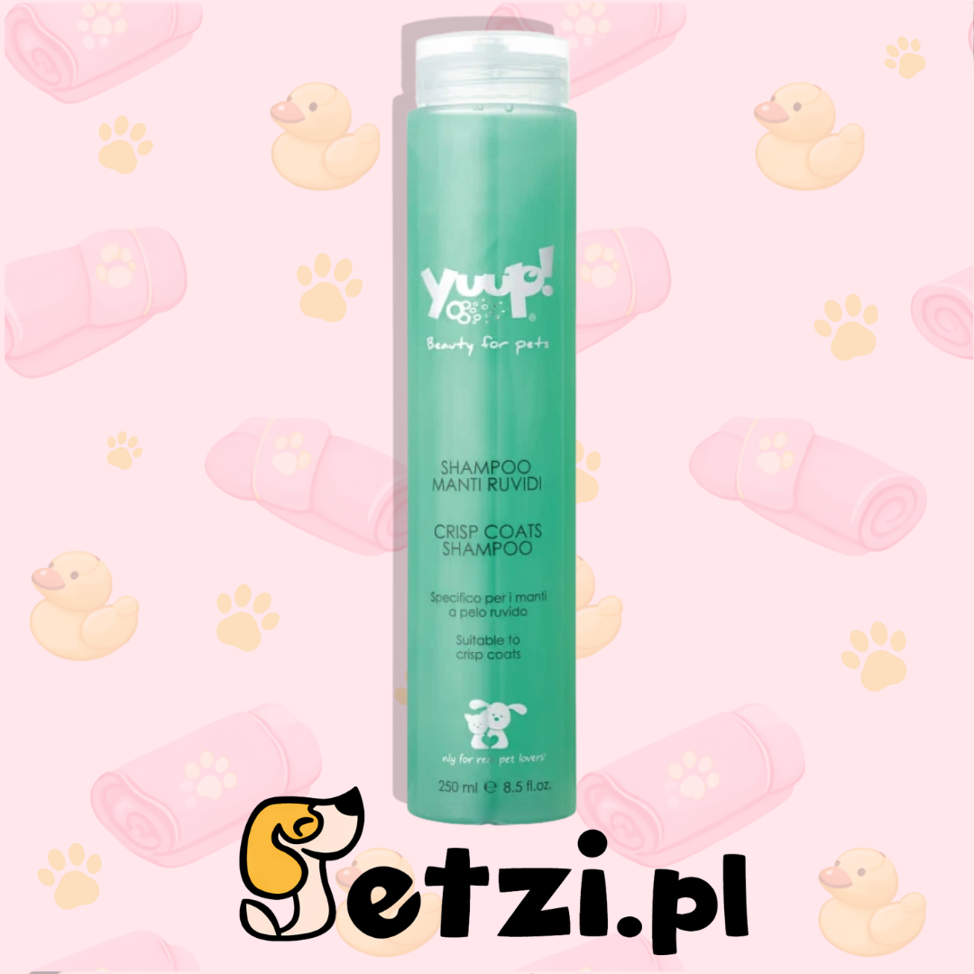 YUUP! CRISP COAT SHAMPOO - SZAMPON DLA RAS Z TWARDYM I SZORSTKIM WŁOSEM 250ML