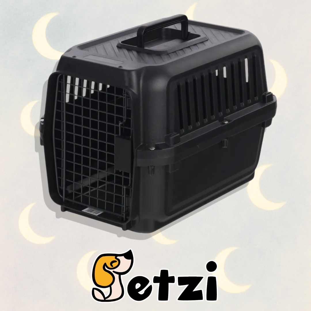 FLAMINGO TRANSPORT CAGE OLIVIA BLACK XS 33,5X50X34,5CM