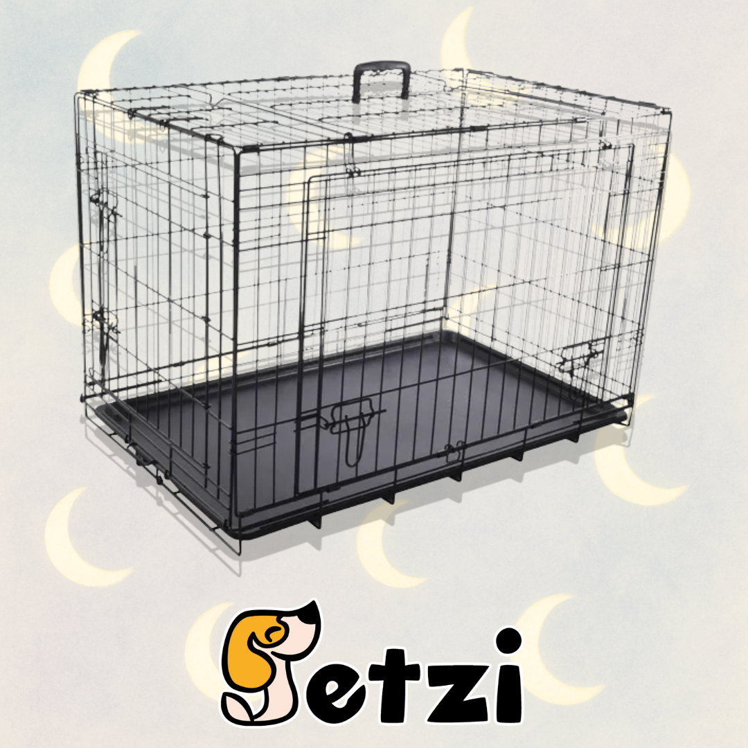 FLAMINGO WIRE CAGE NYO BLACK M 77X47X53,5CM