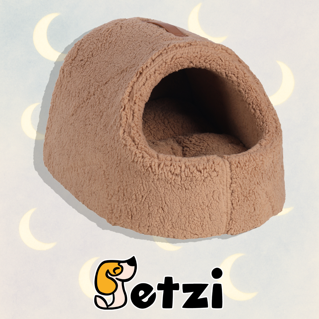 FLAMINGO SLEEPING PLACE FELPA MOCHA 35X52X30CM